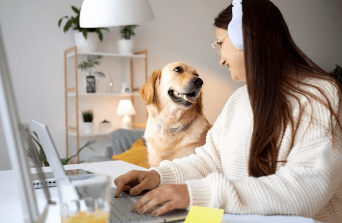 Ways to keep your dog busy when working from home