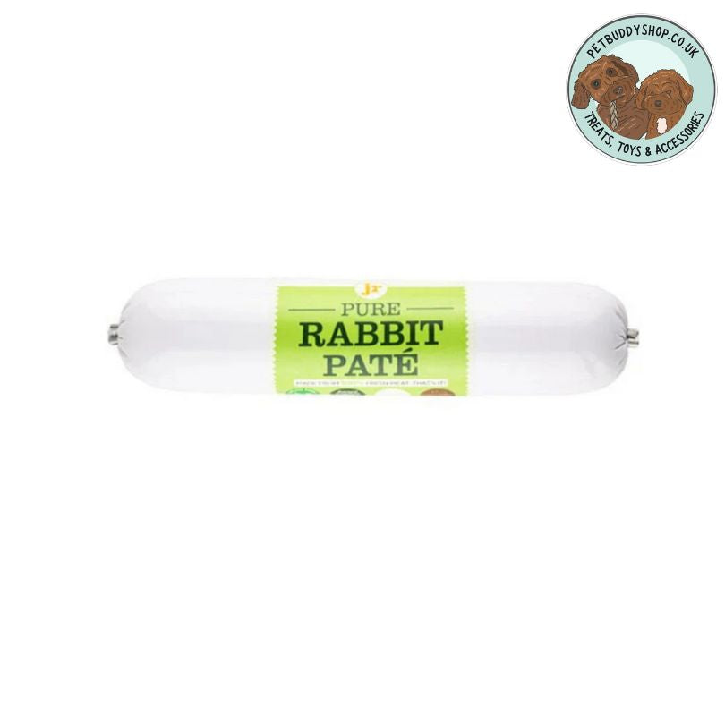 JR Pet Products Rabbit Pate - 100% venison meat for dogs, low-fat, perfect for using as a topper or training treat, ideal for sensitive stomachs, available at PetBuddy