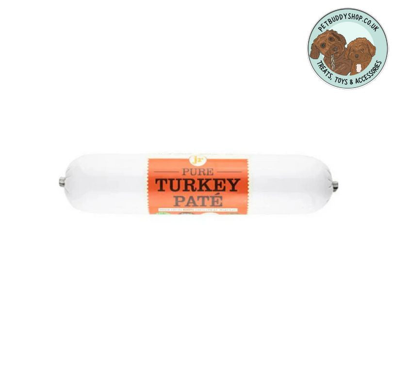 JR Pet Products Turkey Pate – 100% venison meat for dogs, low-fat, perfect for using as a topper or training treat, ideal for sensitive stomachs, available at PetBuddy