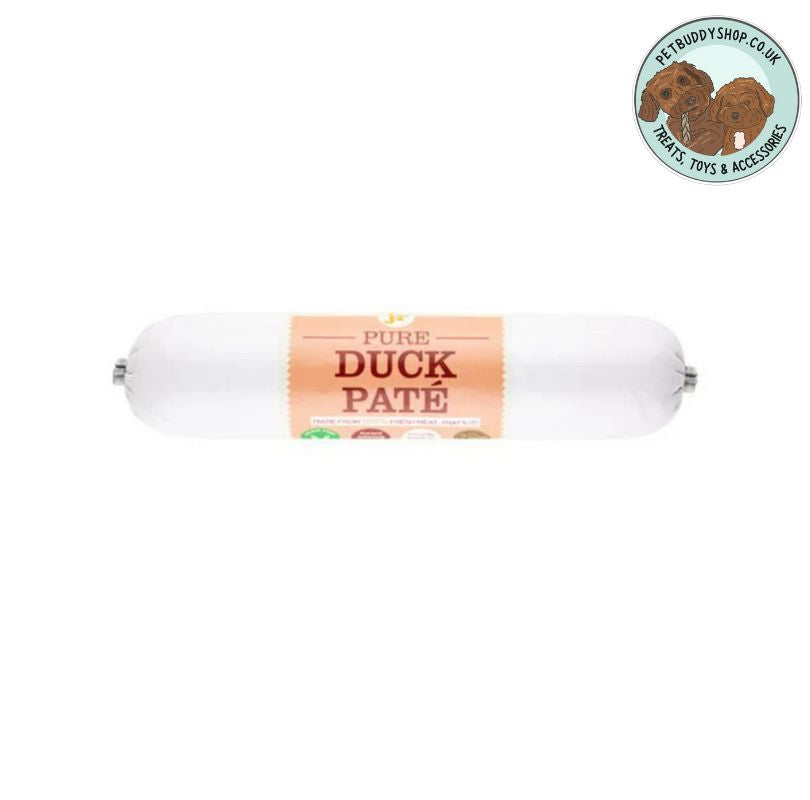 JR Pet Products Duck Pate – 100% venison meat for dogs, low-fat, perfect for using as a topper or training treat, ideal for sensitive stomachs, available at PetBuddy