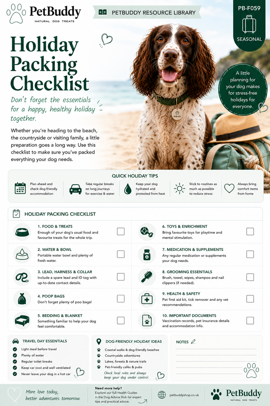 Holiday Packing Checklist
