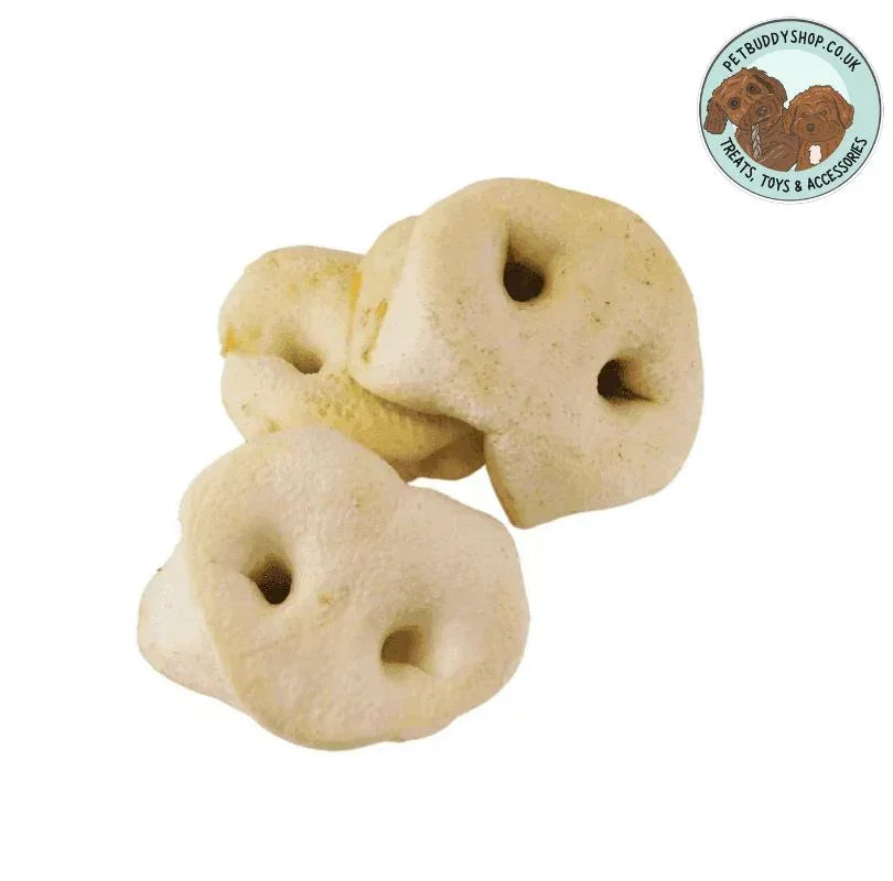 Puffed Porky Snouts dog treats, a delicious anytime dog treat.