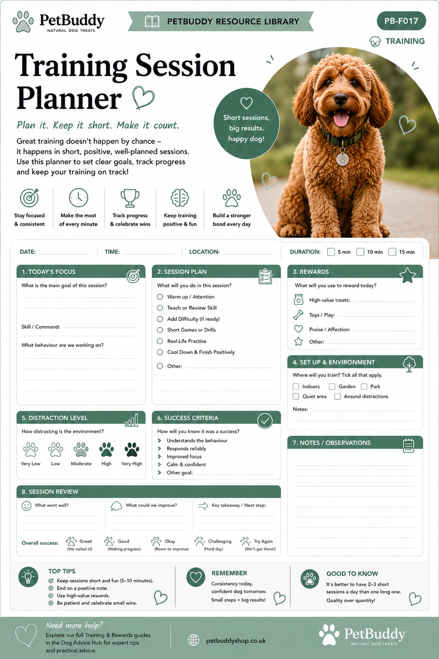 Training Session Planner