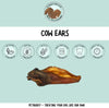 XL cow ear, a 100% long lasting natural dog treat
