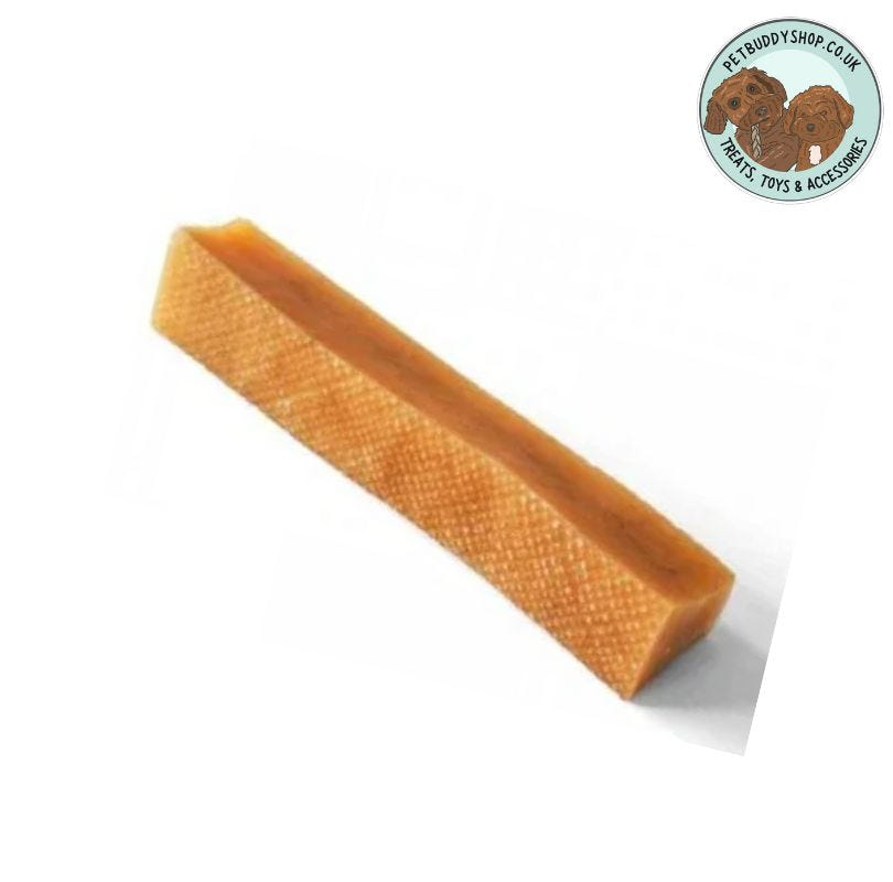 Yak Chew with added turmeric for dogs, a perfect extra long lasting chew for all dogs, available now at PetBuddy.