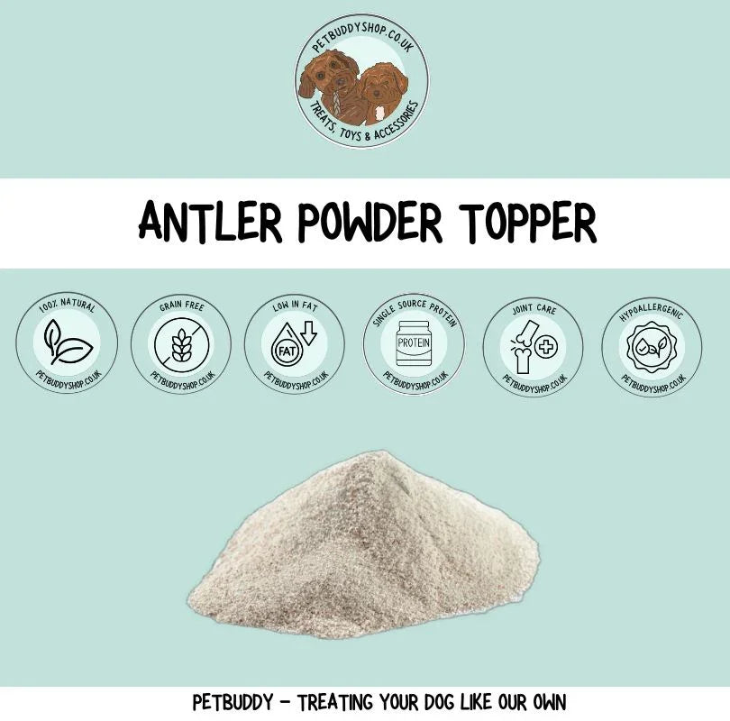 green & wilds antler powder supplement for dogs
