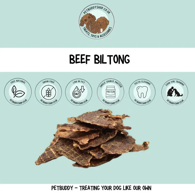 beef biltong natural dog treats