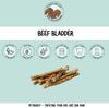 Beef Bladder natural dog treat, great for chewing.