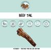 beef tail long lasting natural dog chew