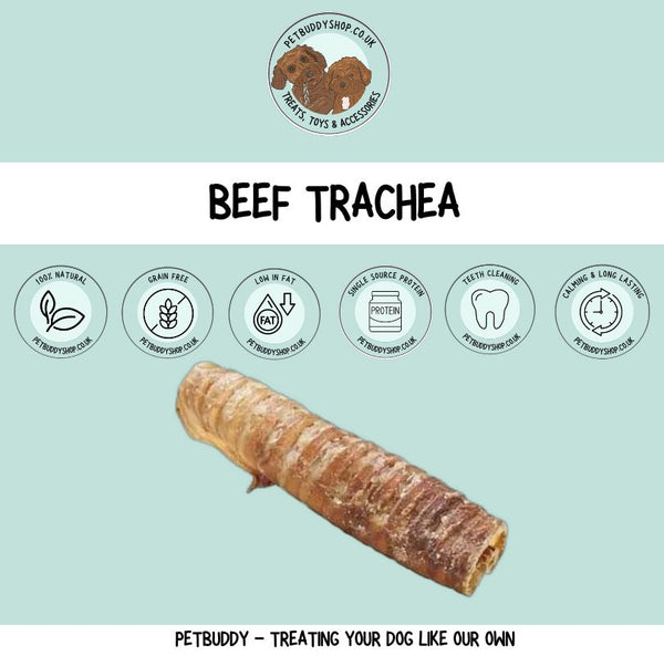 beef trachea - beef air pipe natural long lasting dog treats for dogs
