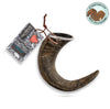 Green & Wilds Buffalo Horn Dog Chew, a very long lasting natural dog chew.