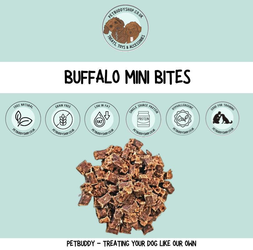 green & wilds buffalo mini bites dog training treats