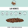green & wilds luv hearts dog training treats