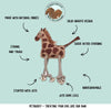 gerald the giraffe strong dog toy