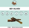 Green & Wilds Brilliant Beef Collagen Chews – 100% natural beef collagen treat for dogs, low-fat, long lasting chew, ideal for sensitive stomachs, available at PetBuddy.