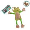 Green & Wilds Francois le Frog Eco Dog Toy.