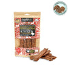 Green & Wilds Goose Chews natural dog treats, 100% natural and air-dried goose jerky, perfect as an anytime treat for dogs of all breeds and sizes, available at PetBuddy.