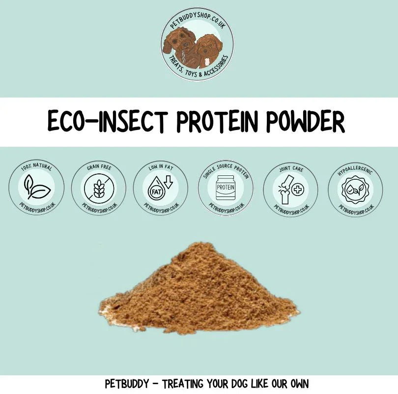 green & Wilds eco-insecr protein powder for dogs