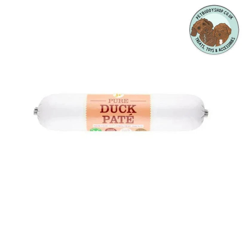 JR Pet Products Duck Pate – 100% duck meat for dogs, low-fat, perfect for using as a topper or training treat, ideal for sensitive stomachs, available at PetBuddy