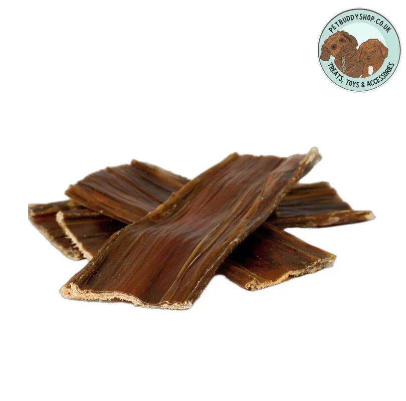 JR Pet Products Beef Flatties dog treats, natural beef gullet thats a perfect anytime natural dog treat for all breeds and sizes. 