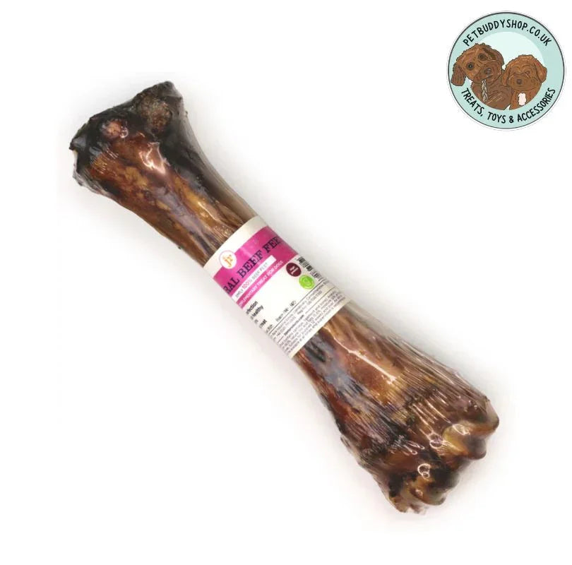 JR Pet Products beef shin, a long lasting and 100% natural air dried dog chew. 