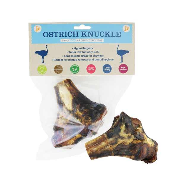 JR Pet Products Ostrich Knuckle Dog Treat - PetBuddy