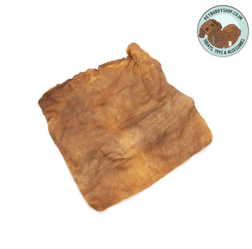 Lamb Skin Plate Dog Treats, a 100% natural and hypoallergenic, long lasting dog chew perfect for dogs with sensitive tummies.