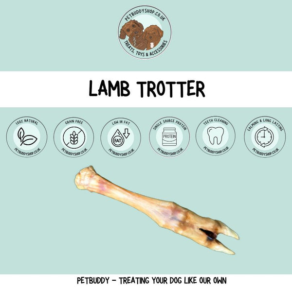 lamb trotters long lasting natural dog chews
