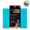 LickiMat X-Large Buddy Blue - Designed with a raised, cross-tip pattern, the Soother XL is ideal for soft and liquid foods like yoghurt, purees, gravy, or wet food. 