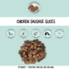 Chicken sausage dog treats – natural grain free chicken training treats for dogs