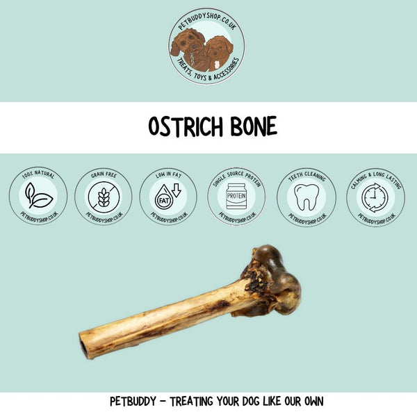 Ostrich Bone long lasting dog chew