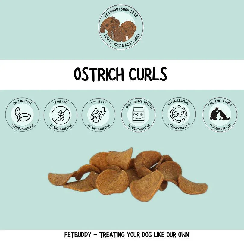JR Pet Products Ostrich Curls