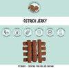 Ostrich jerky hypoallergenic dog chews
