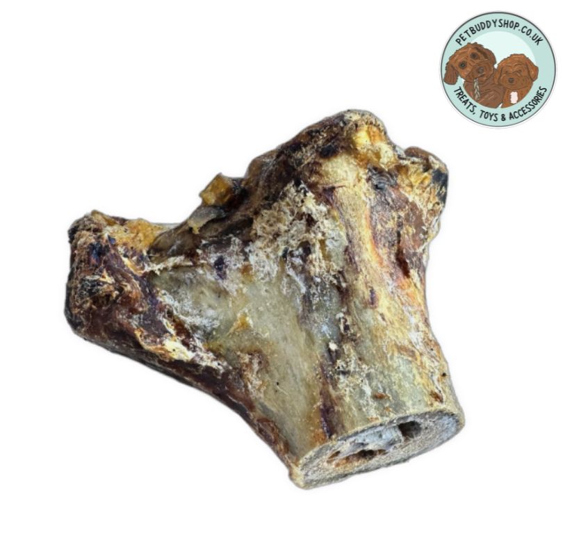 Ostrich Knuckle, an odourless and large, hypoallergenic dog chew. 