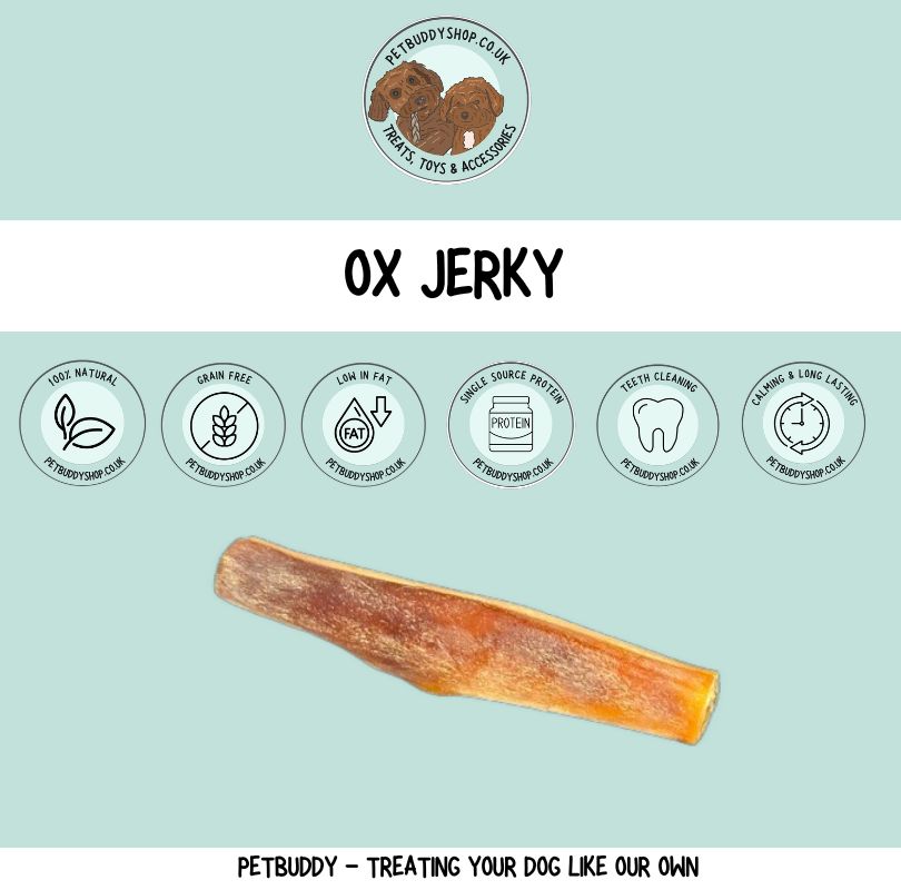 Green & Wilds Ox Jerky long lasting dog chews