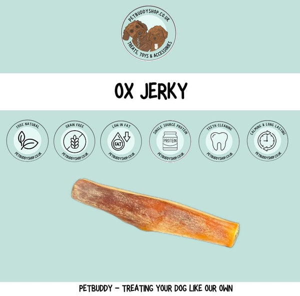 Green & Wilds Ox Jerky long lasting dog chews