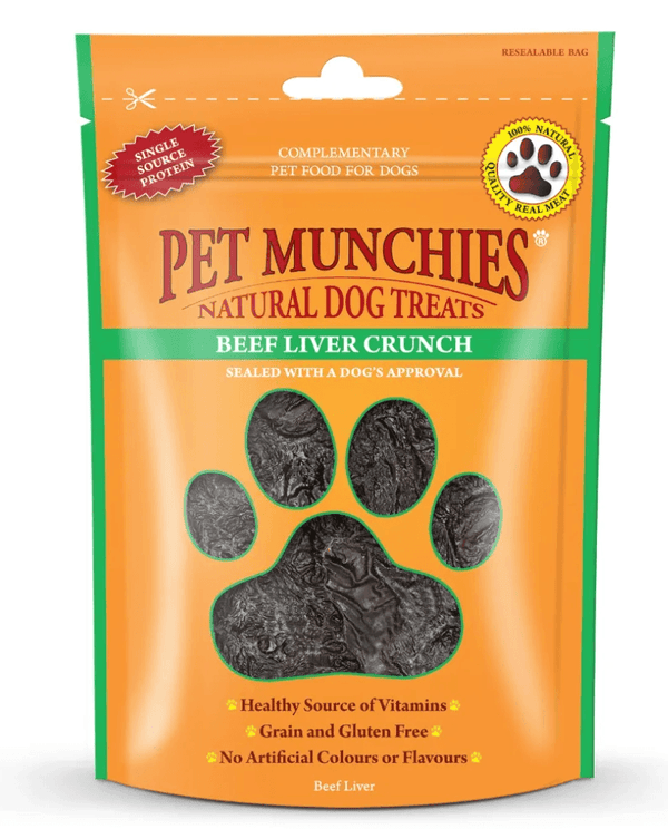 Pet Munchies Beef Liver Crunch Dog Treats - PetBuddy