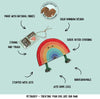 rainbow warrior eco dog toy for tough chewers
