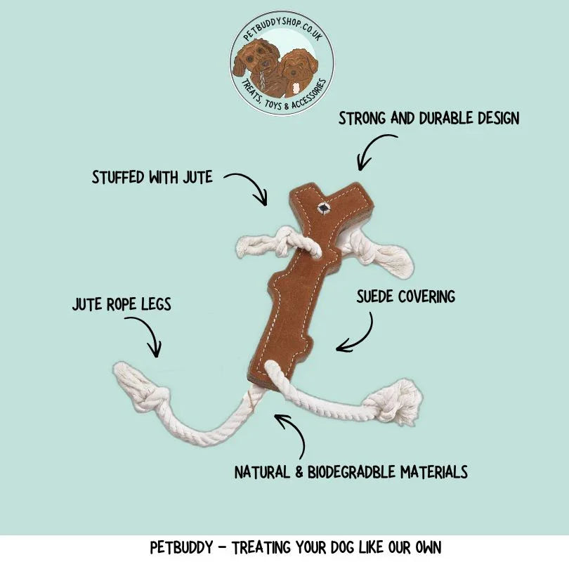 stick man strong dog toy for aggressive chewers  