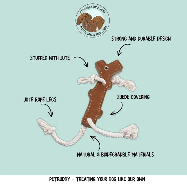 stick man strong dog toy for aggressive chewers  