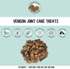 Venison joint care treats for dogs, perfect for puppy and dog training.
