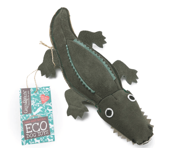 Colin the Crocodile Eco Dog Toy - PetBuddy