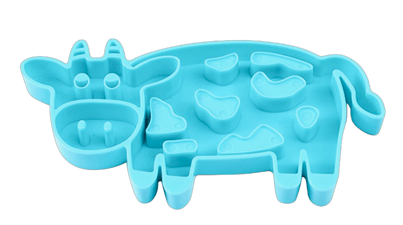 Cow Slow Feeder Dog Bowl - PetBuddy