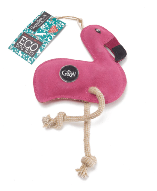Floyd Flamingo Eco Dog Toy - PetBuddy