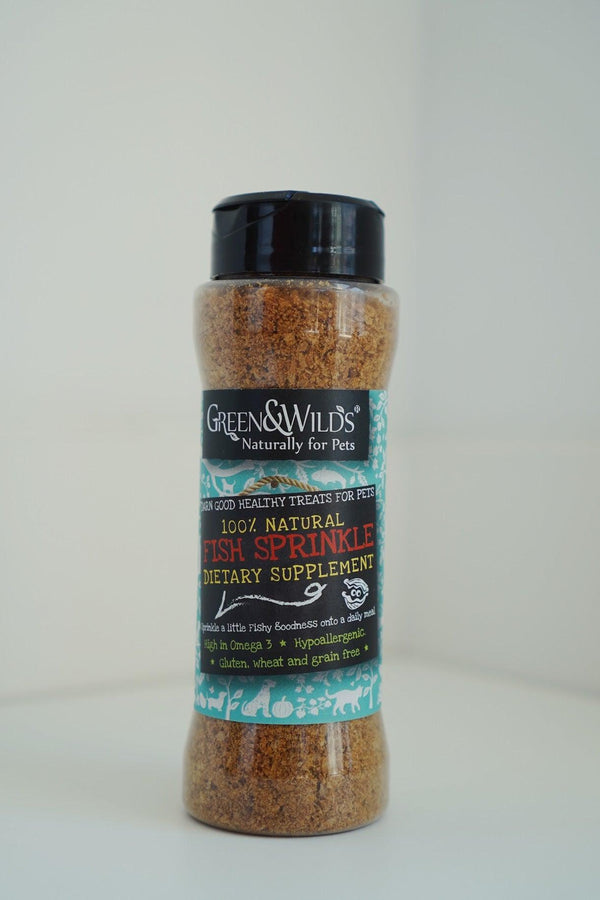 Green & Wilds Fish Sprinkles Topper | 165ML - PetBuddy