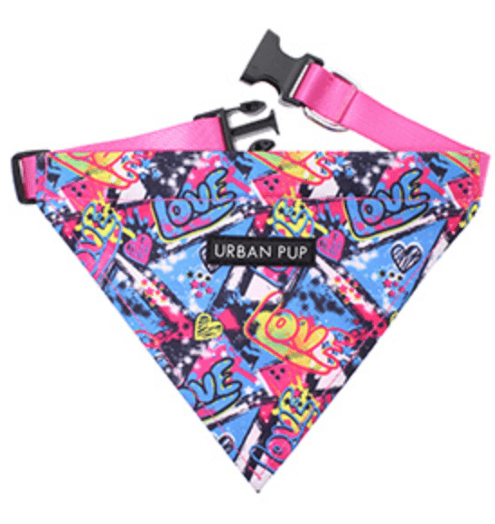 Pink Graffiti Bandana - PetBuddy