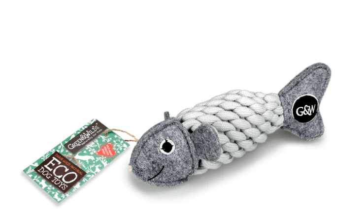 Roger Ropefish Eco Dog Toy - PetBuddy