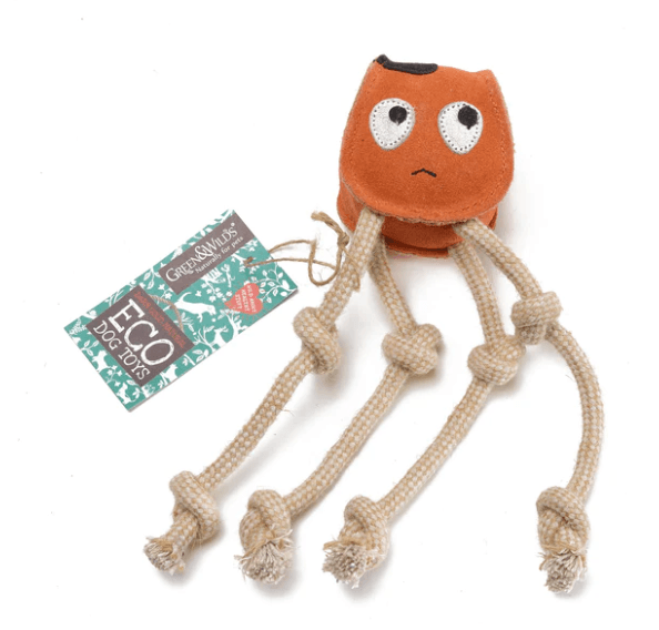 Sid The Squid Eco Dog Toy - PetBuddy
