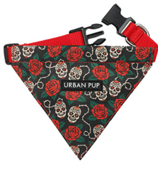 Skull & Roses Bandana - PetBuddy